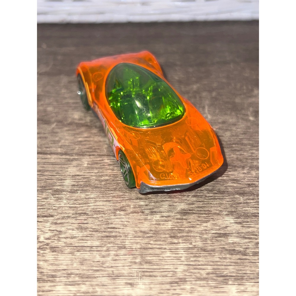 Hot Wheels X-Raycers Phastam 2005 First Edition Orange And Green Tires EUC Loose
